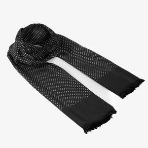 Paul Smith Silk Black Polka Dot Scarf